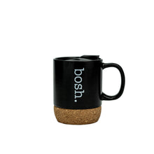 Load image into Gallery viewer, Black Cork Bosh Travel Mug - Bosh Bottles UK