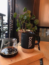 Load image into Gallery viewer, Black Cork Bosh Travel Mug - Bosh Bottles UK
