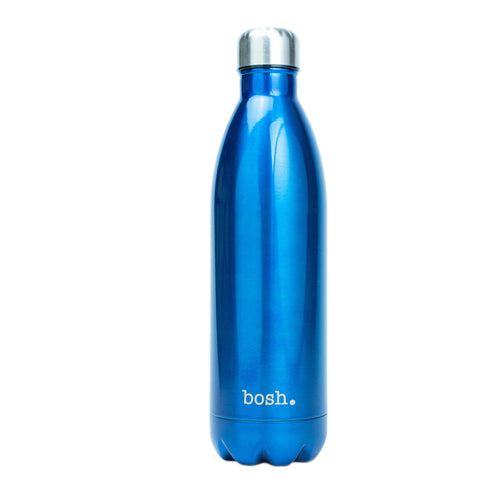 Metallic Blue Big Bosh Bottle - Bosh Bottles UK