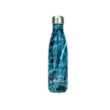 Load image into Gallery viewer, Electric Blue Marble Bosh Bottle - Bosh Bottles UK