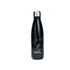 Black Marble Bosh Bottle - Bosh Bottles UK