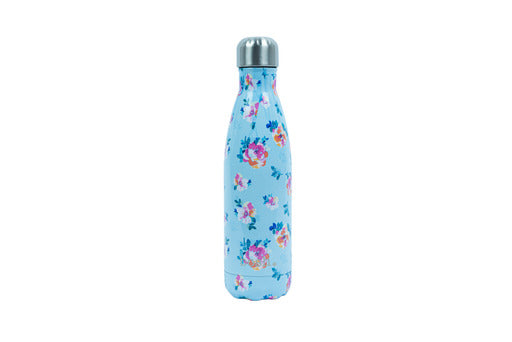 Blue Flower Bosh Bottle - Bosh Bottles UK
